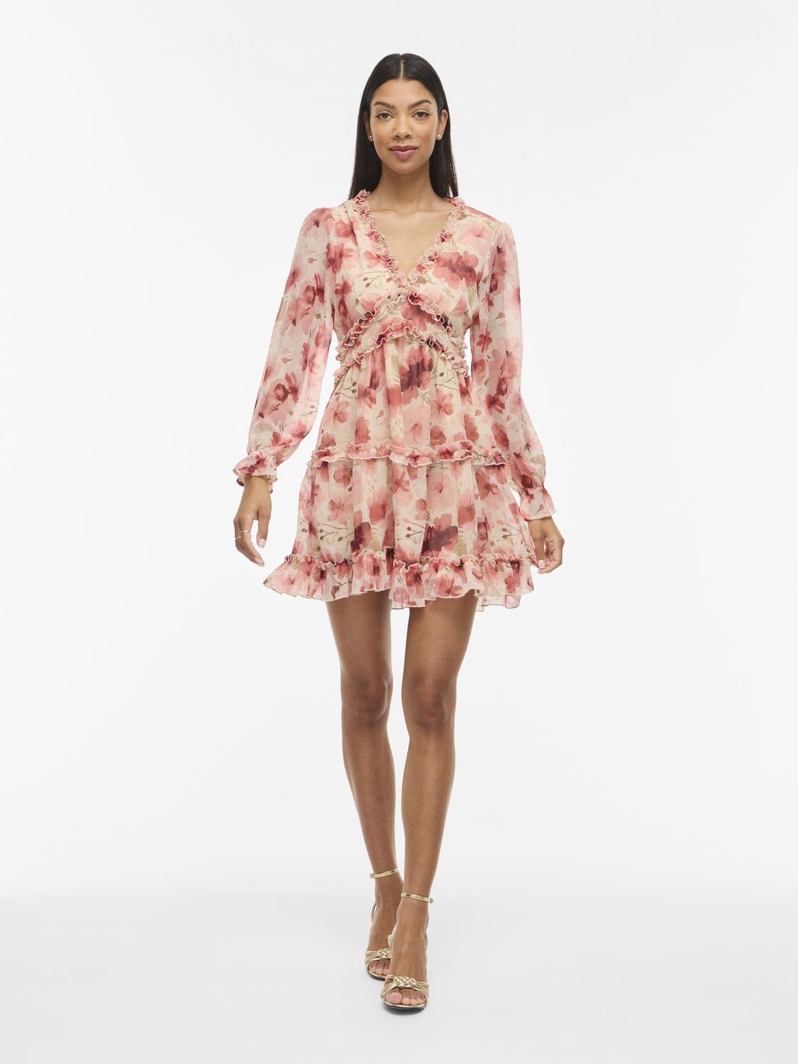 VIEMSA Short Dress - Birch - VERO MODA & VILA Bergvik